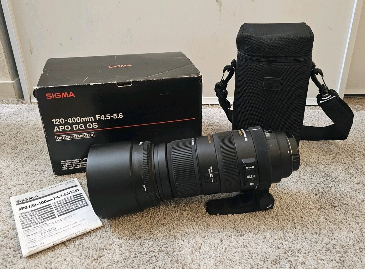 Preços baixos em Lentes de câmera Sigma 120-400mm f/4.5-5.6 | eBay