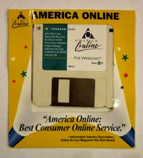 AOL America Online Version 2.0 MI 3.5 Floppy Disk Sealed 1995 Rare