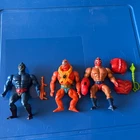 Vintage He Man figure Lot Masters Of The Universe Webstor/beast Man/clawful