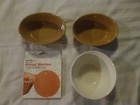 RETRO - MASON & CASH - Two Small Dishes  + Small White Bowl + Bread Warmer