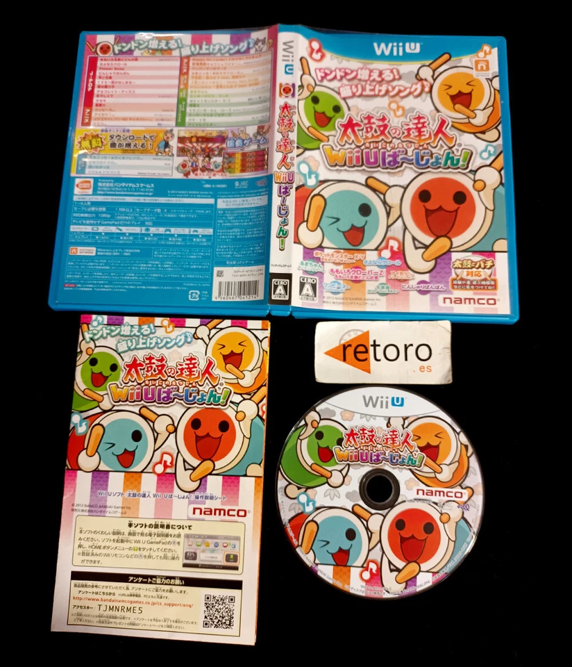 TAIKO NO TATSUJIN Nintendo WII U JAP wii-u Namco, foto 1 de 2