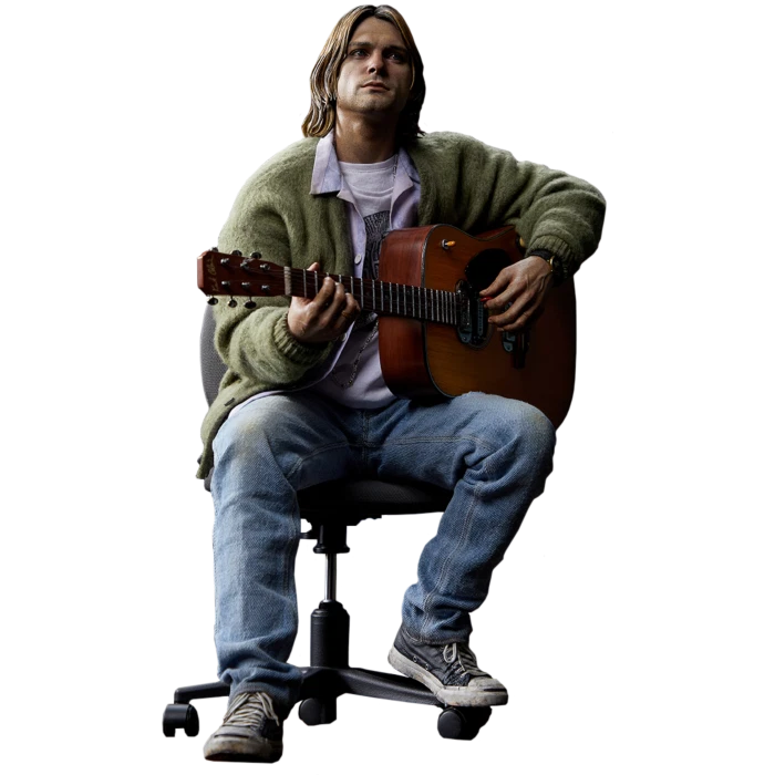 NIRVANA - Kurt Cobain Unplugged 1/4 Superb Scale Statue Blitzway