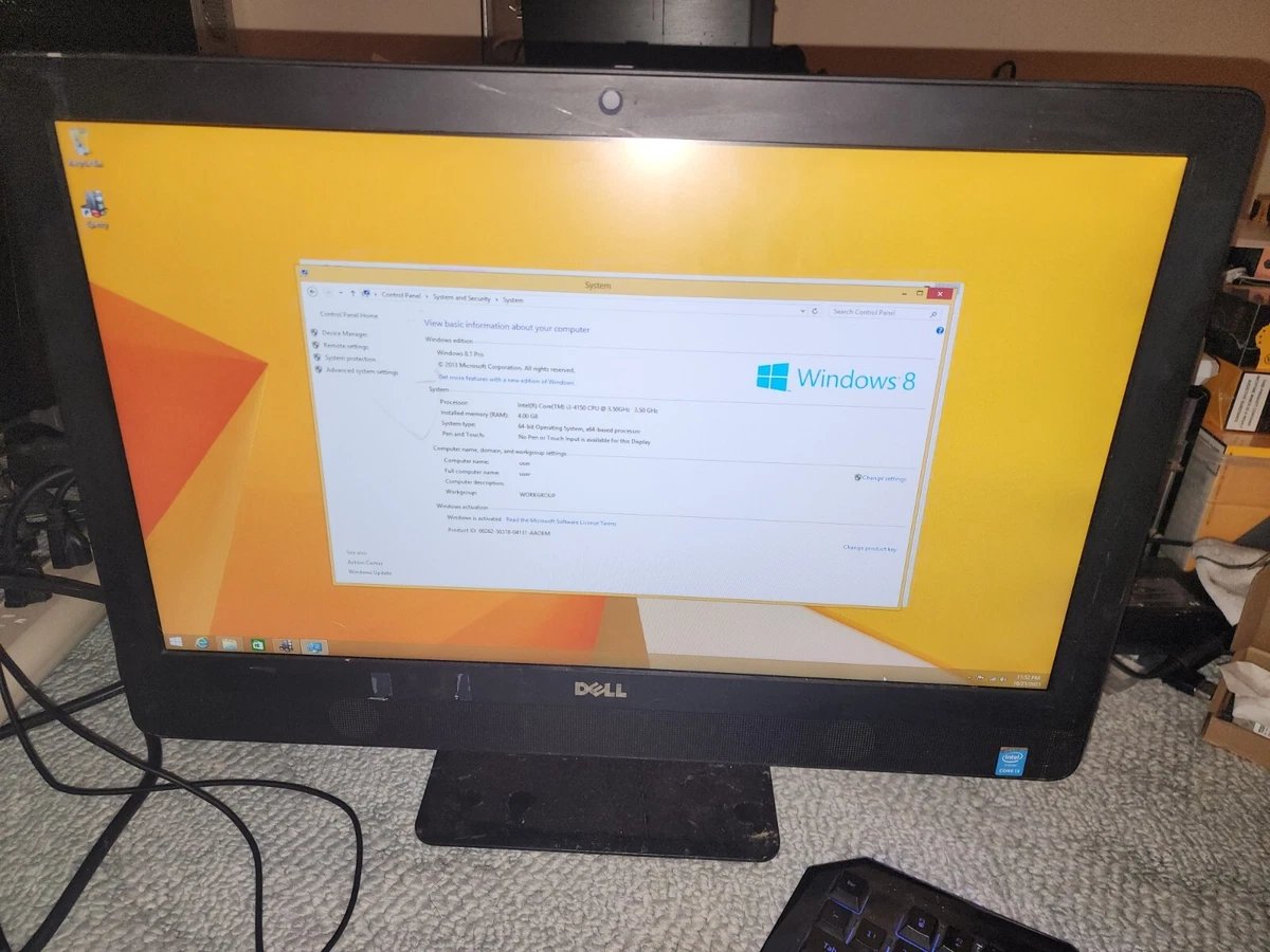Dell Windows 8.1 PC Desktops and All - In USB 2.0 Hardware