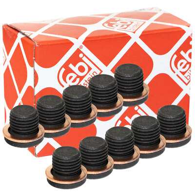 Ölablassschraube 10 x 171173 FEBI für Audi A6 Q7 Seat Skoda Porsche VW Touareg