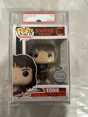PSA CERTIFIED Eddie Munson Funko Pop! Stranger Things Season 4