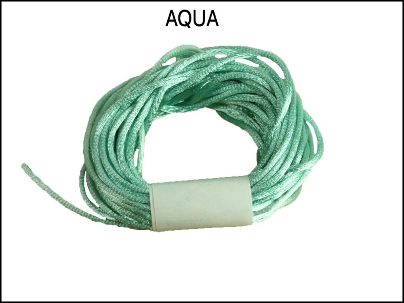 5 Yds - 2mm Satin Rattail Thick Cord Rat Tail Jewelry Making Braid Choose Color - Image 3 of 4