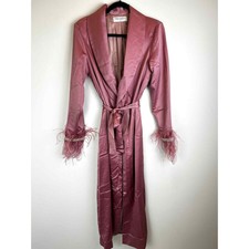 Nwot Naked Wardrobe 'the Statement' Silky Pink Duster Sml