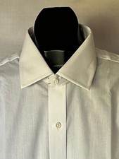vintage NOS mens 80s dress shirt ARROW BRIGADE 16 fitted USA