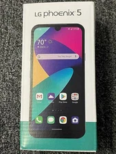 无锁版 LG Phoenix 5 4g LTE lm-k300am AT&T 5.7in 13mp GSM 手机-银色