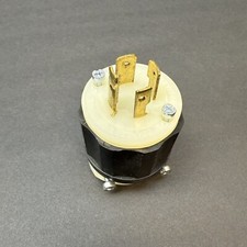 Leviton 2421 Grounding Locking Plug, 20 Amp, 250 Volt 3 Pole, 4 Wire