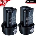 2Pack For MAKITA 10.8 Volt BL1013 BL1014 4.8Ah Lithium Battery 195332-9 194550-6