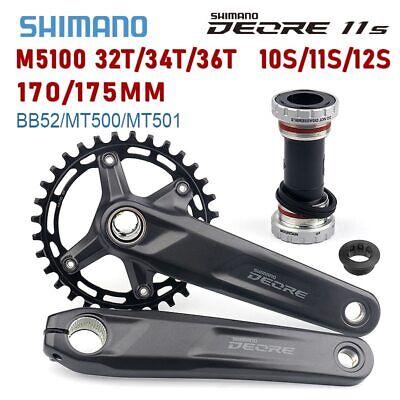 Shimano Deore FC-M5100 1x10 1x11 Speed 170mm 175mm Crankset Shimano Deore FC-M5100 1x10 1x11 Speed 170mm 175mm Crankset