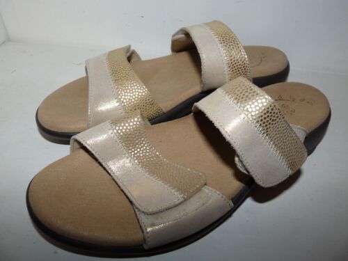 SAS Beige Leather Laguna Tripad Comfort Sandals 9M