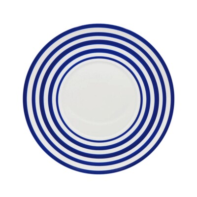 JL Coquet - Flat Plate 27Cm Hemisphere King Blue Striped JL Coquet