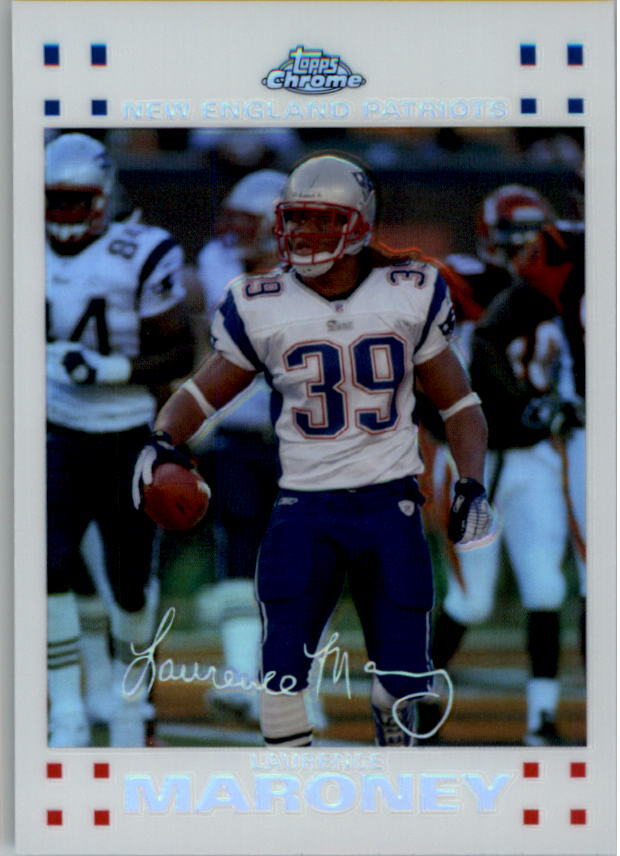 2007 Topps Chrome White Refractors #TC124 Laurence Maroney Card /869