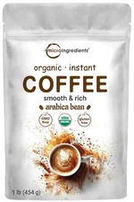 Organic Instant Coffee 1lb Powder | Premium Arabica Coffee Beans Source | Med...