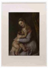 Titian The Virgin suckling the Infant Christ A3 A4 Framed Print Picture