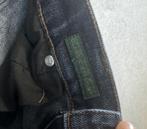 Lauren Ralph Lauren Womens Straight Leg Jeans Size 6 Dark Wash Mid Rise Classic  - Picture 12 of 14