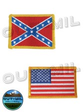 Ricamo toppa patch (replica) bandiera Ameicana (USA, SUDUSTI)