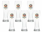 6 Erdinger wheat beer glasses 0.5l exclusive edition wheat beer glass