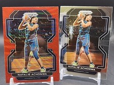 Natalie Achonwa - 2022 WNBA Prizm - Ruby Wave And Base #32 - Lynx