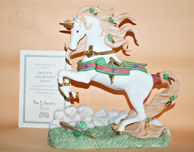Princeton Gallery Unicorn *Spirit of the Emerald Isle* Porzellan Einhorn