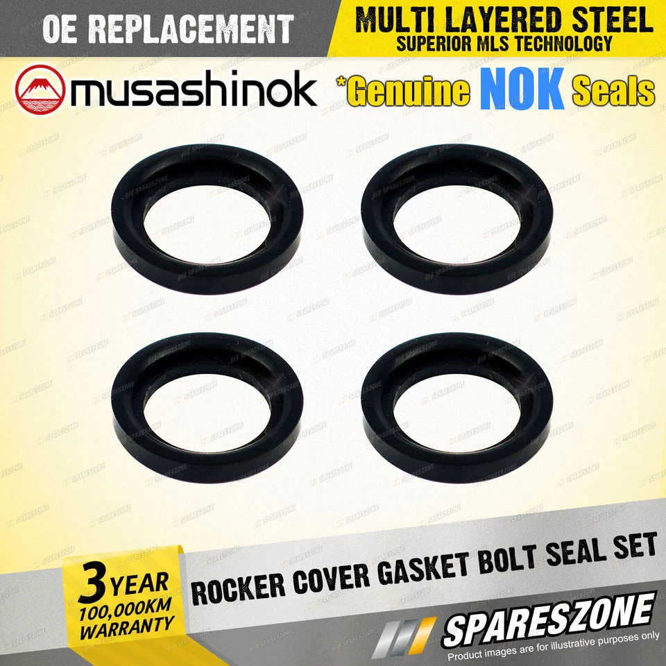 4 x Rocker Cover Gasket Bolt Seal Sets for Toyota Celica TA22 TA23 TA40 I4 71-81 - image 2 of 2