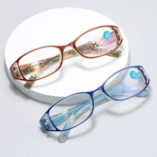 Fashion printed Korean style resin Anti-Blue-Ray Comfortable Reading Glasses