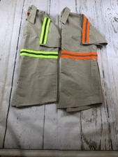 NEW RedKap Reflective Enhanced Visibility Work Shirt Short Sleeve 2 Pockets HiVi