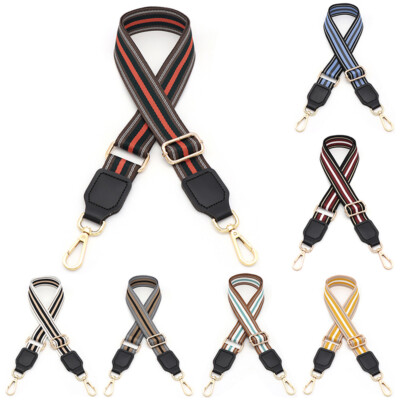 Taschengurt Streifen Schulterriemen Schultergurt Bunt Karabiner Verstellbar  - Main Image