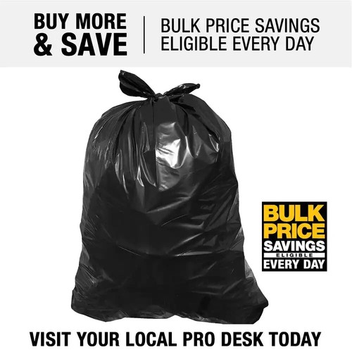 HUSKY 42 Gallon Heavy Duty Construction Garbage Trash Contractor Bags (50-Count) - Picture 6 of 6