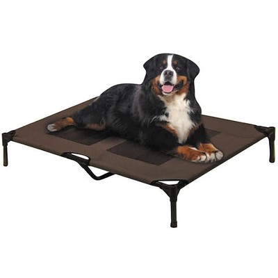 Solartec Indoor + Outdoor Rectangle Pet Cot, Color: Brown ( Size: 36'' x 30'' )
