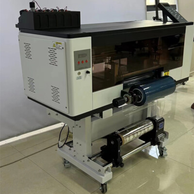 3-XP600 Printhead UV A3  Printer  Automatic Roll Crystal Sticker UV DTF Printer