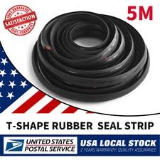 16 Feet Rubber Seal Strip T-shape Moulding Trim Car Door Weather Strip Edge