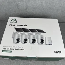 SOLIOM Security Cameras Wireless Outdoor,8MP Ultra HD Four-cam-kit SHB502