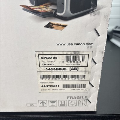 Canon PIXMA MP600 All-In-One Inkjet Printer for sale online | eBay