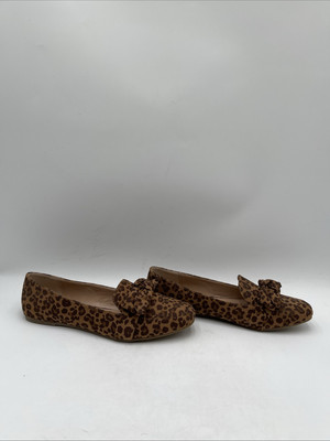 NWOB London Rag Remee Front Bow Loafers Brown Size 9