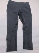 Zella Size S Womens Black Compression Stretch Pull On Athletic Sport Capri 065