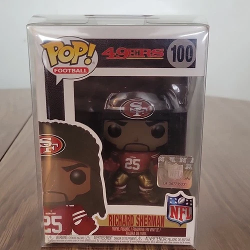 Funko Pop! Football Richard Sherman San Francisco 49ers NFL Vinyl Figure #100
