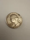1964 Washington Quarter • 90% Silver • Cleaned and good condition