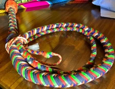 Paracord Bullwhip handcrafted from personal collection 1 of 1 top quality/care!