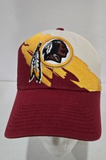 Washington Redskins Vintage Hat NFL Reebok Paintbrush 09 Maroon/Yellow S/M NWT