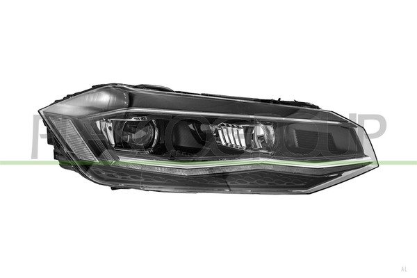 Prasco LED Hauptscheinwerfer Rechts Mit Stellmotor FüR VW Polo Bj.17-21-image