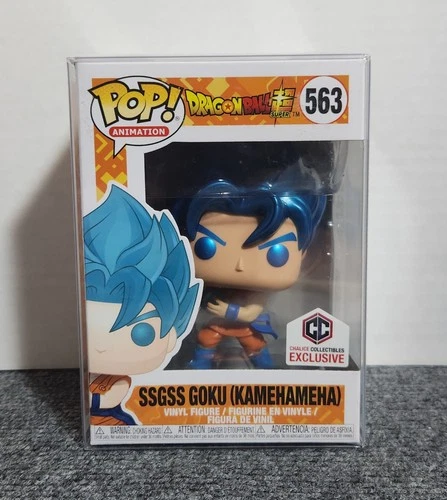 Funko Pop! Vinyl: Dragon Ball Z - SSGSS Goku (Kamehameha) (Metallic) -...