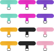 12 Pack Phone Tether Tab, Universal Phone Lanyard Tab, without Adhesive Cell Pho
