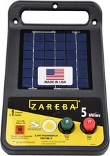 Imagen de Zareba Solar Electric Fence Charger, 5 Mile Range Low Impedance Energizer