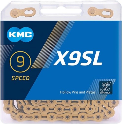 KMC KetteX9SL Ti-N Gold 1/2"" x 11/128"" 114 Glieder 6,6mm 9-fach - Bild 3
