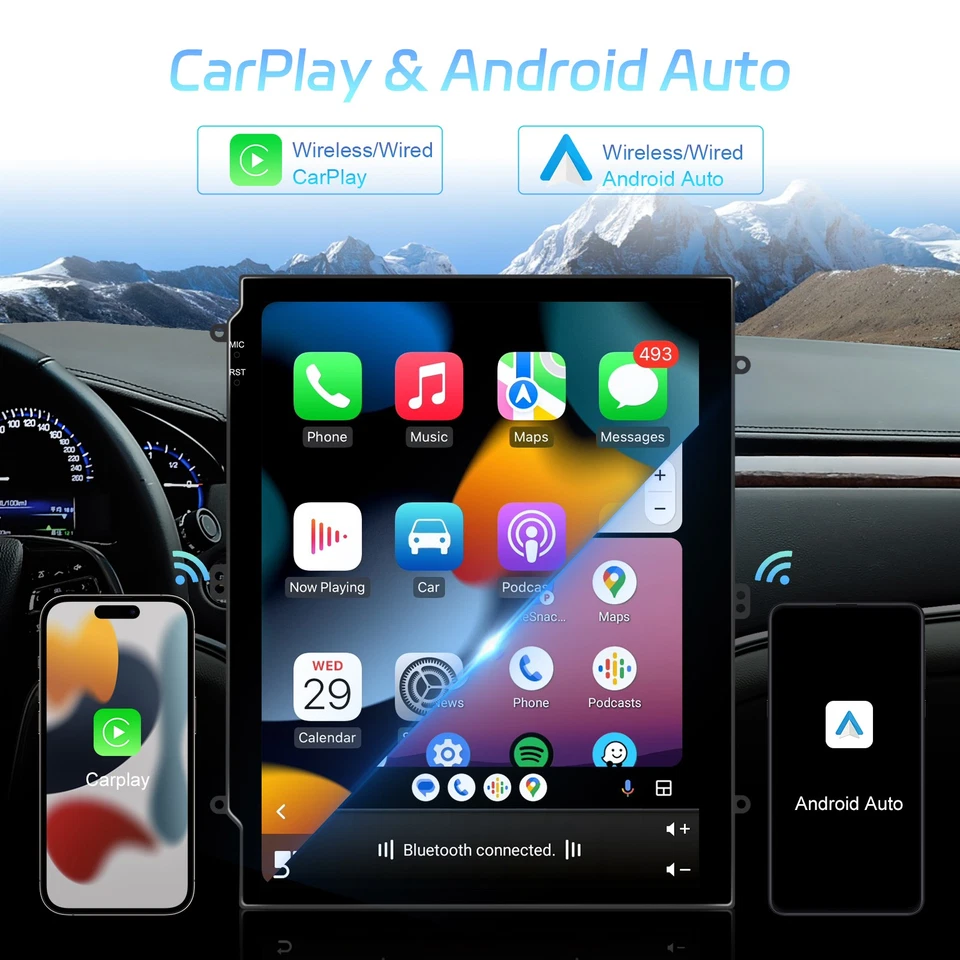64GB Android 15 Carplay Autoradio GPS für Renault Megane IV KOLEOS II 15-22 +KAM - Bild 3 von 4