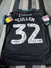 Swansea City Liam Cullen Match Worn Shirt Rare Early Number