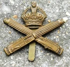 NO RESERVE Genuine WW1 MGC Machine Gun Corps Cap Badge w/slider Military Vintage